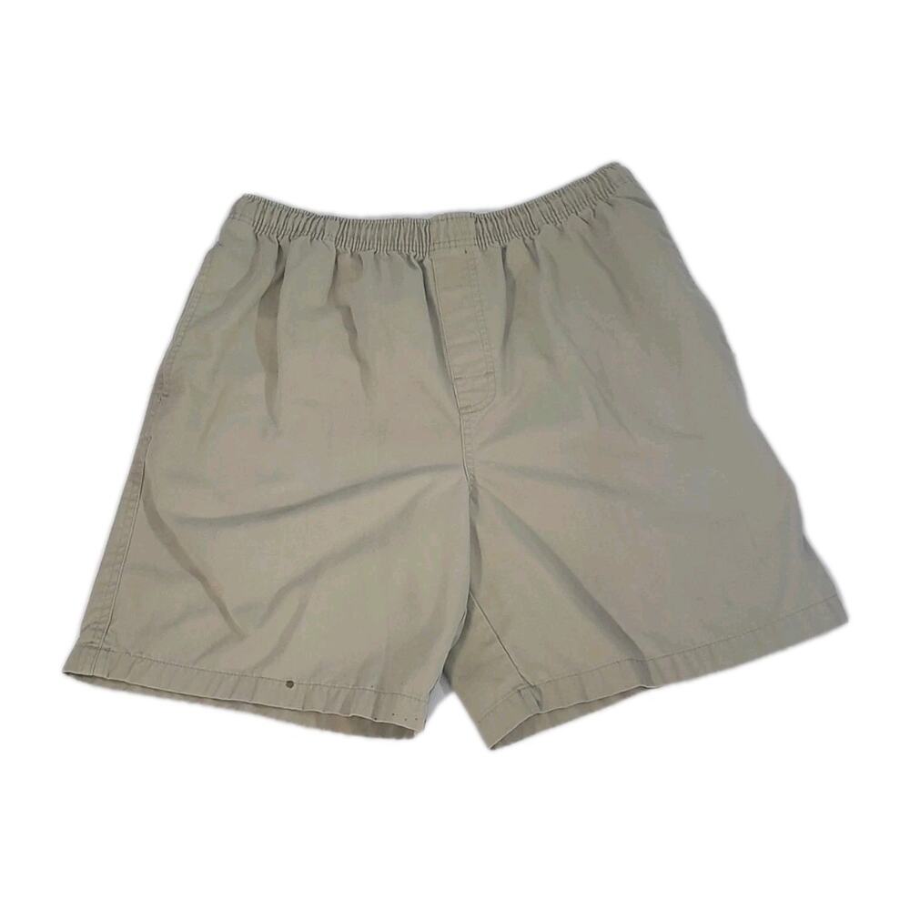 Puritan Men’s Shorts Size 32/34 Khaki Drawstring